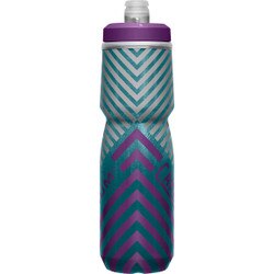 CamelBak Podium Chill Outdoor Water Bottle 24oz in Teal and Purple Stripe